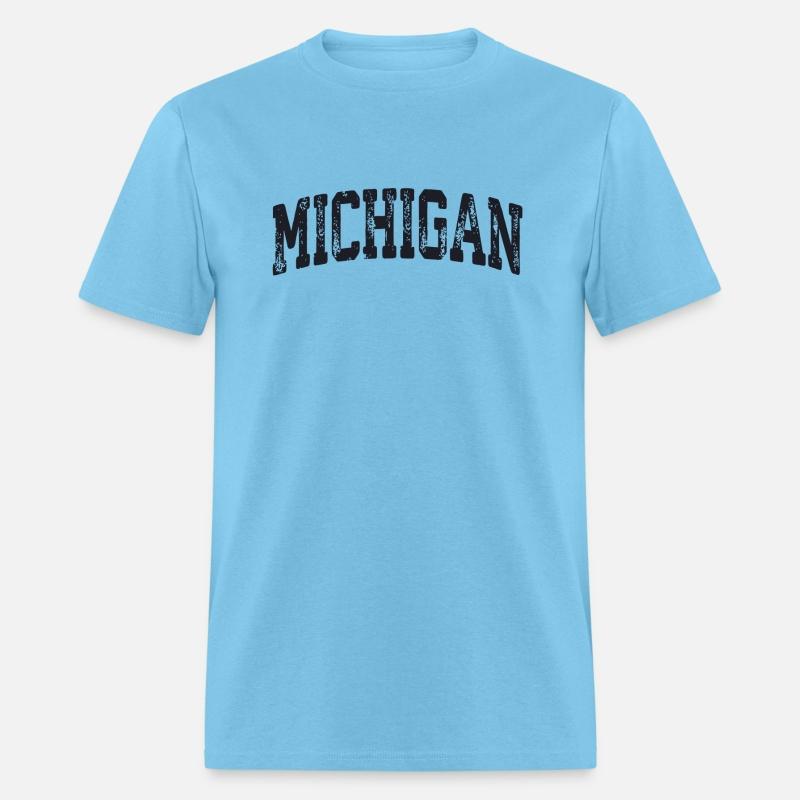 Vintage Michigan Crewneck College Style Sports Us