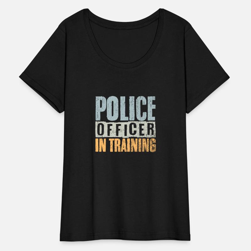 Vintage Police Officer In Training For A Future