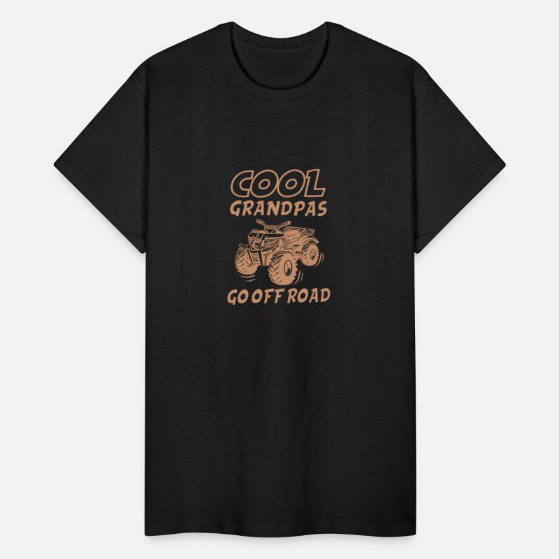 Vintage Quad Rider ATV Cool Grandpas Go Off Road