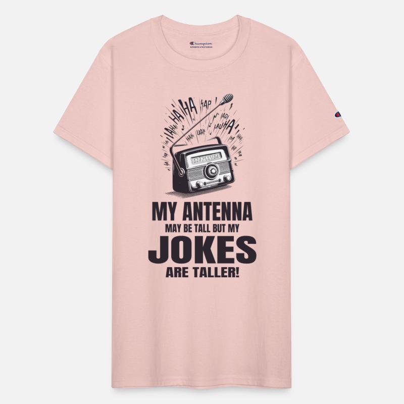 Vintage Radio Aesthetic Tall Antennas Taller Jokes