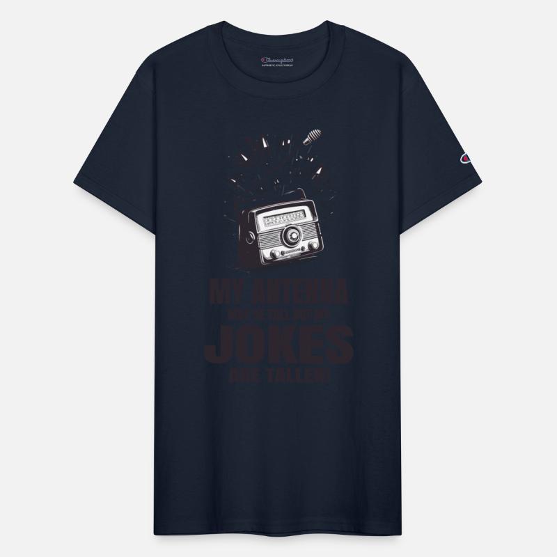 Vintage Radio Aesthetic Tall Antennas Taller Jokes