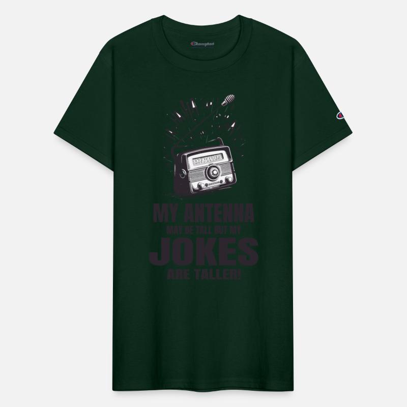 Vintage Radio Aesthetic Tall Antennas Taller Jokes