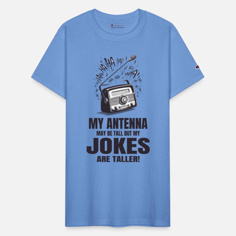 Vintage Radio Aesthetic Tall Antennas Taller Jokes