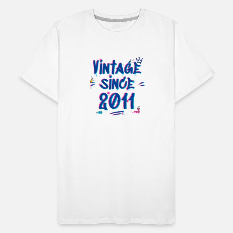 Vintage Since 2011 Graffiti Glitch 14th Bday Vibes