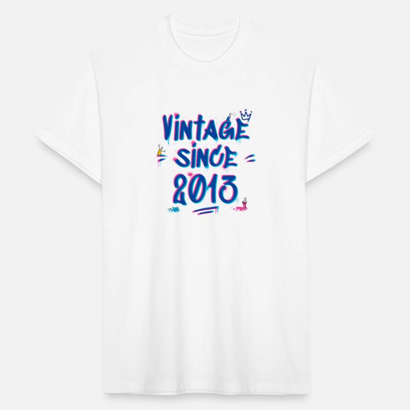 Vintage Since 2013 Graffiti Glitch 12th Birthday