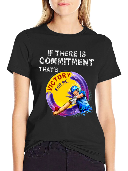 Commitment Victory Cricket T-Shirt