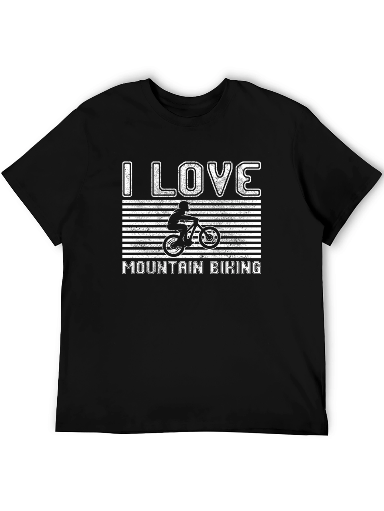 I Love Mountain Biking Graphic Tee