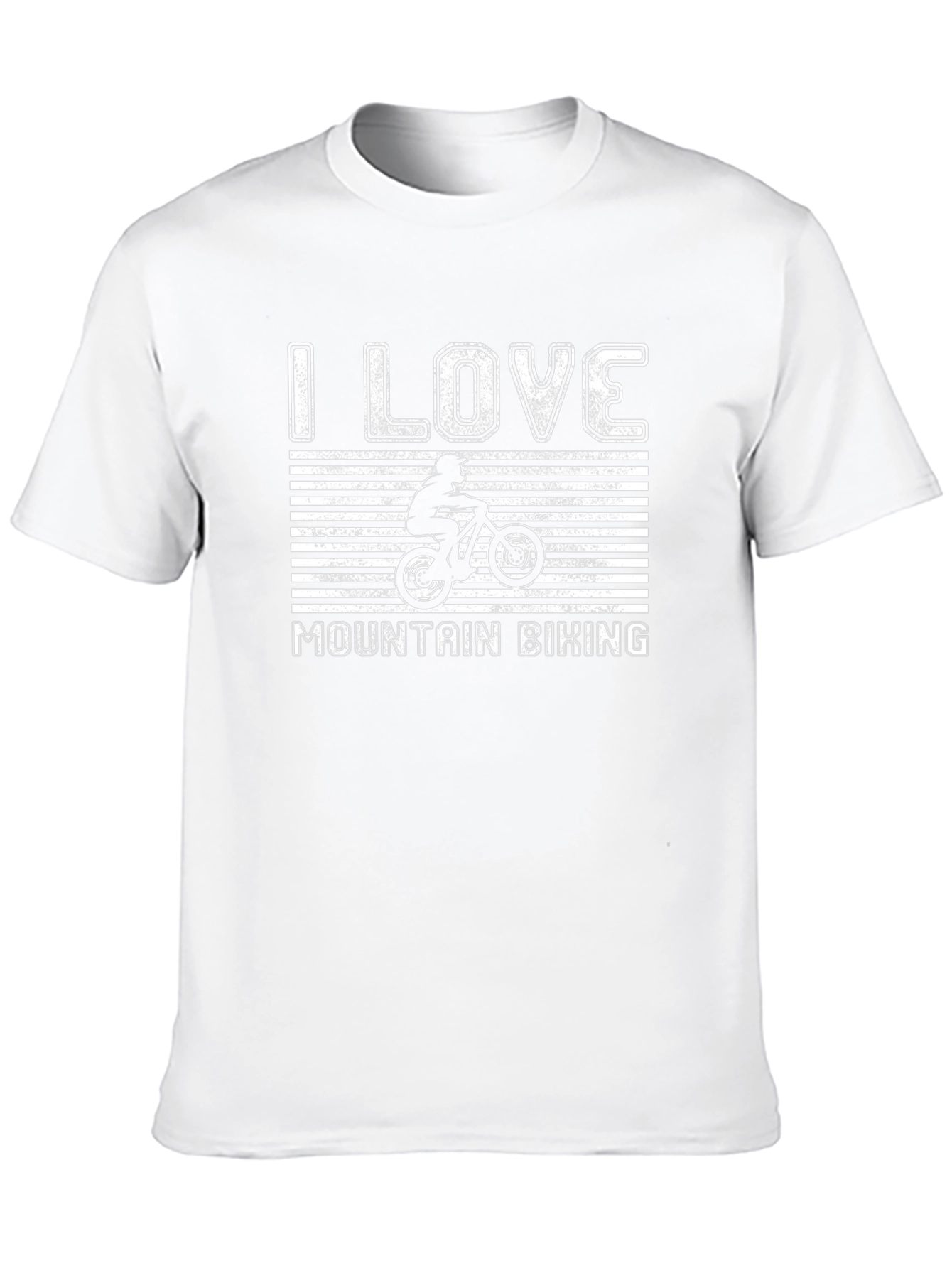 I Love Mountain Biking Graphic Tee