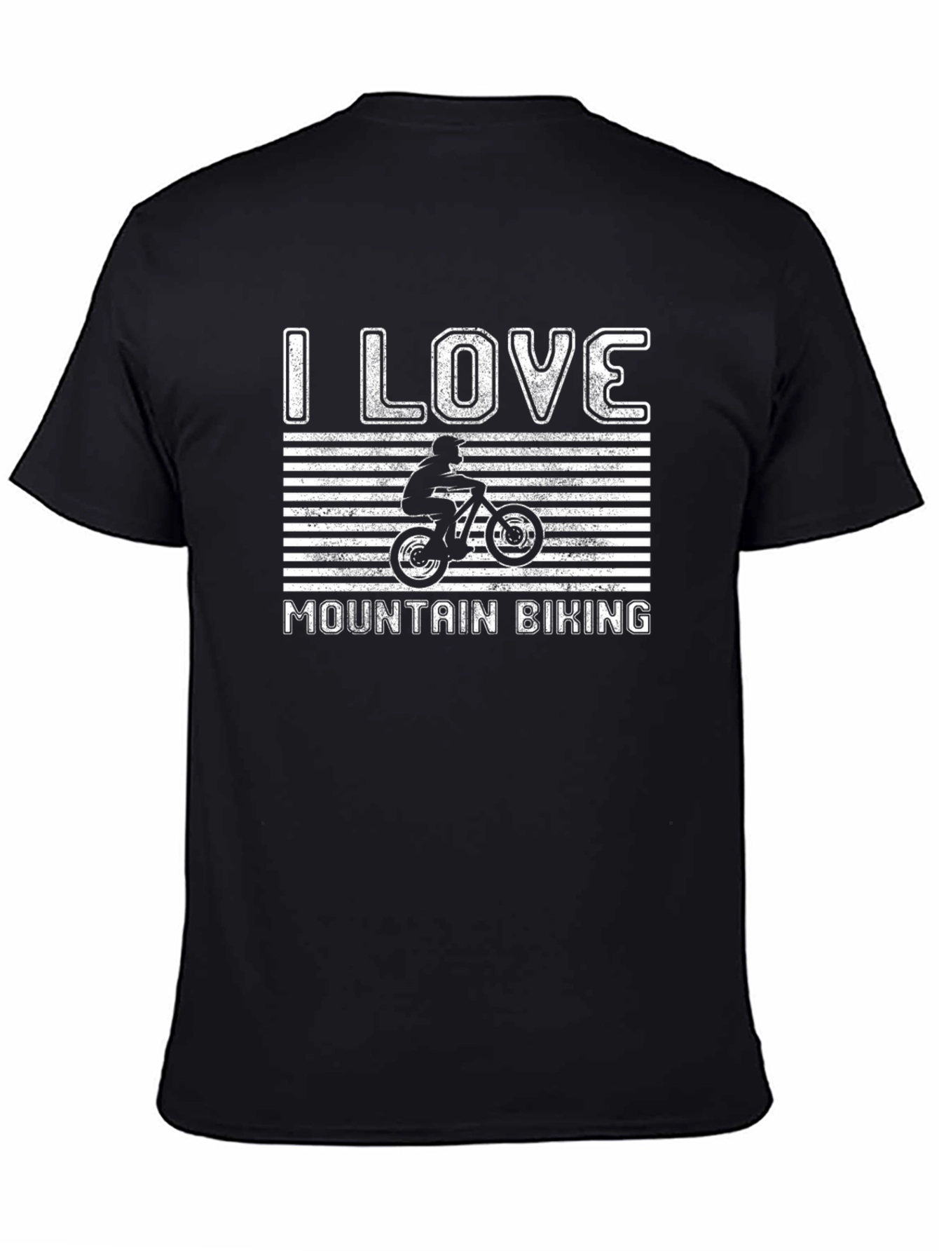 I Love Mountain Biking Graphic Tee
