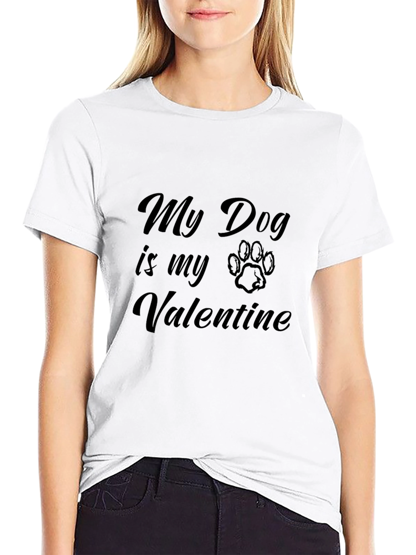 My Dog is My Valentine T-Shirt