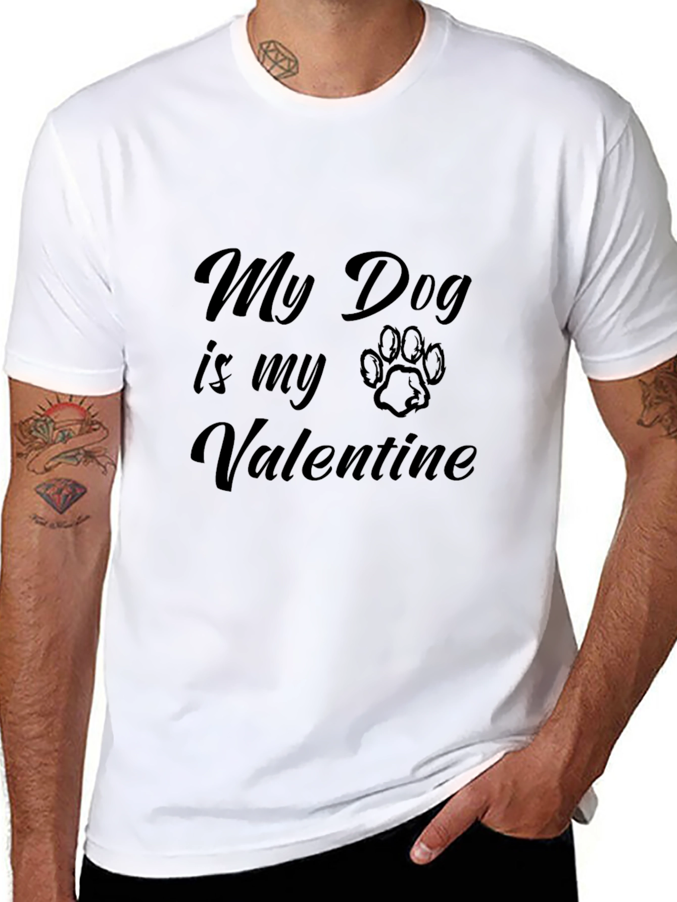 My Dog is My Valentine T-Shirt