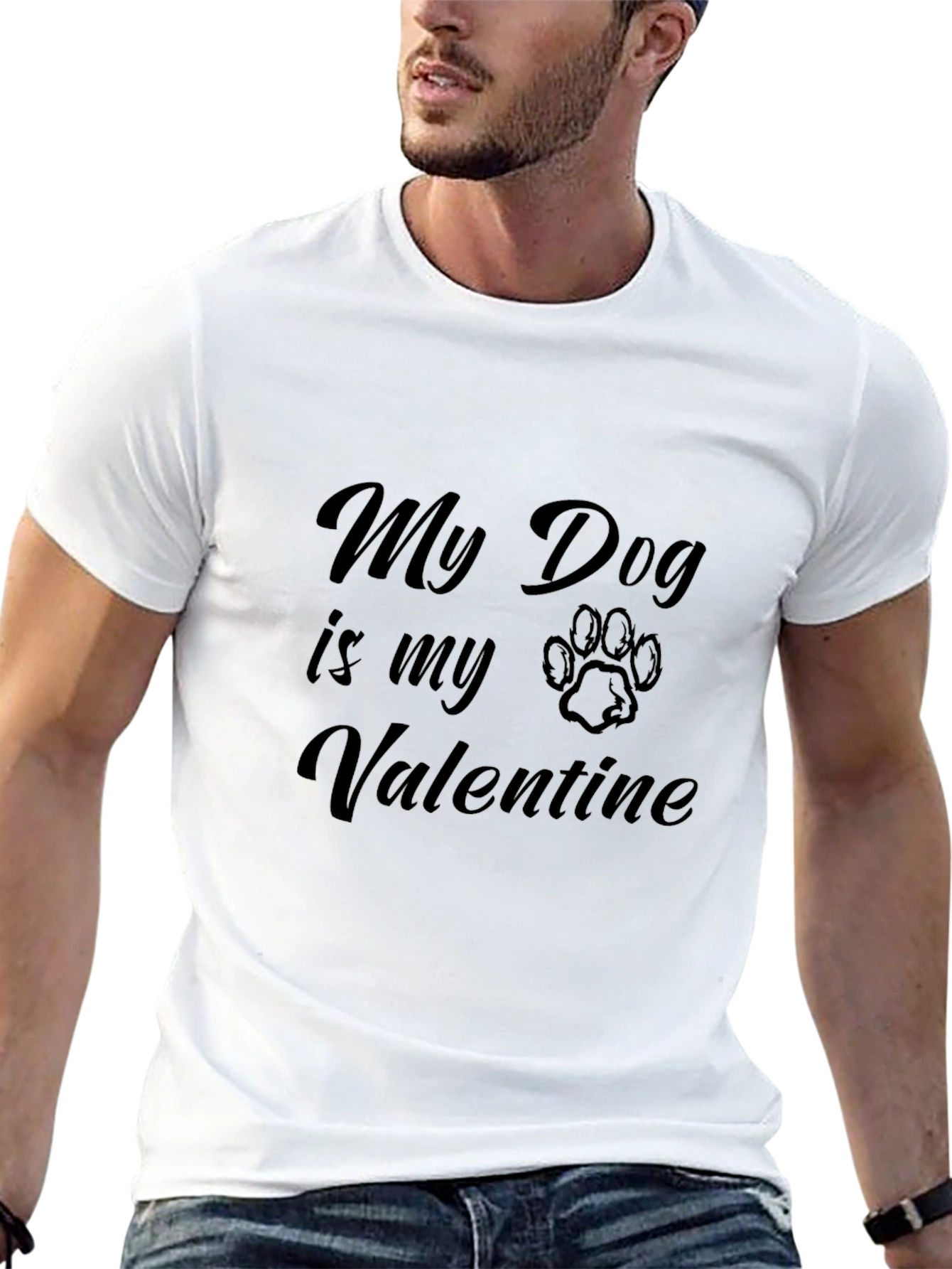 My Dog is My Valentine T-Shirt