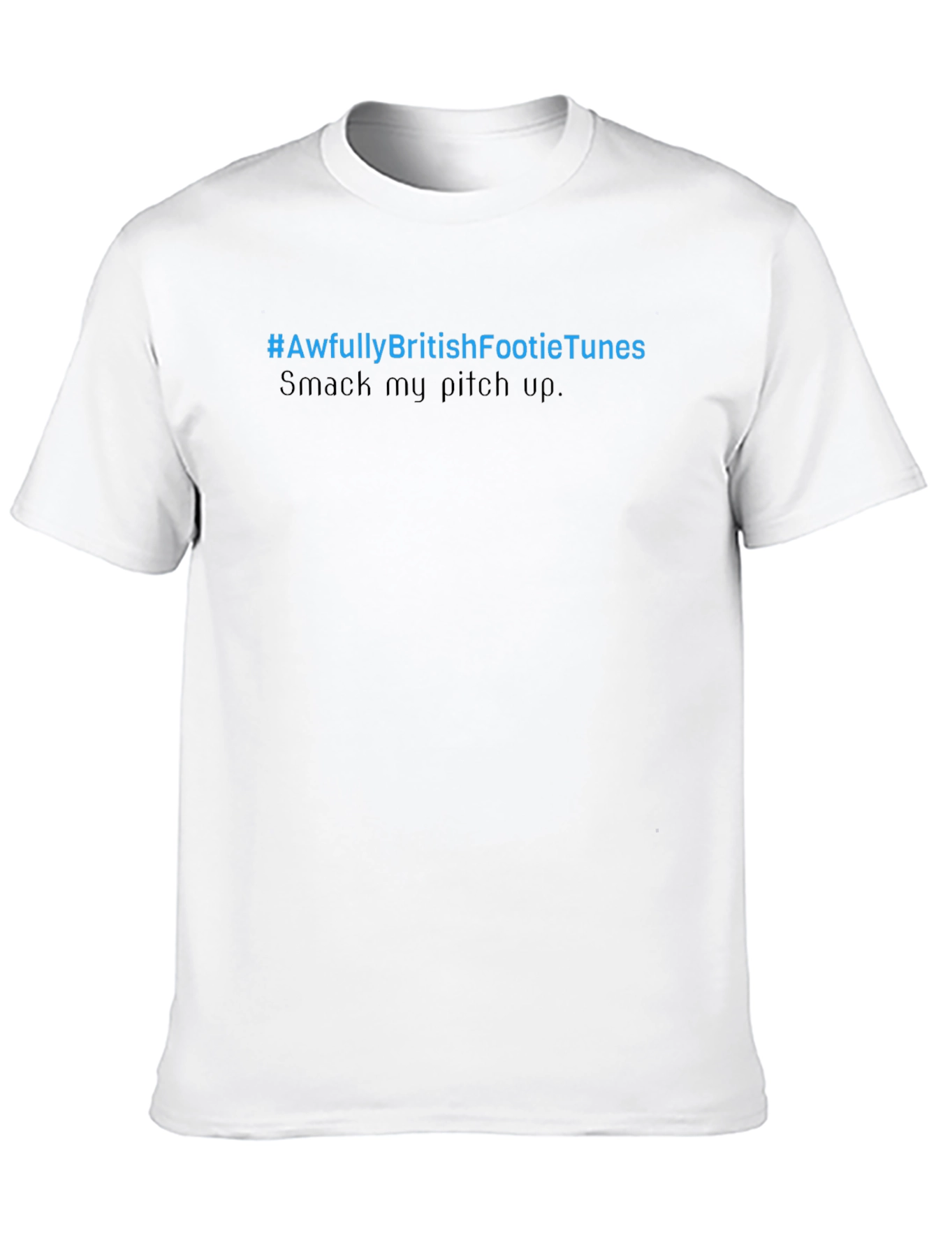 Awfully British Footie Tunes Black Tee