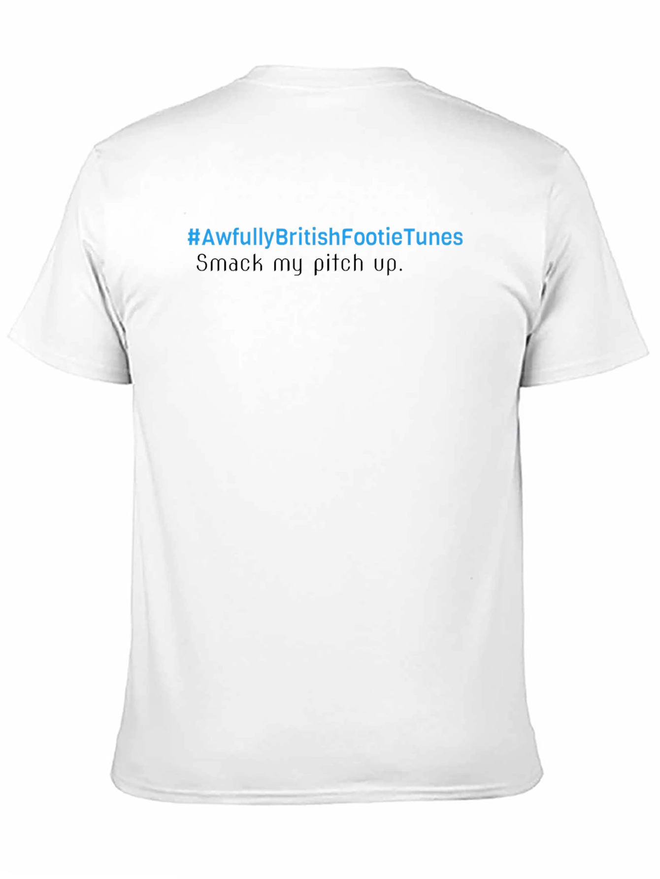 Awfully British Footie Tunes Black Tee