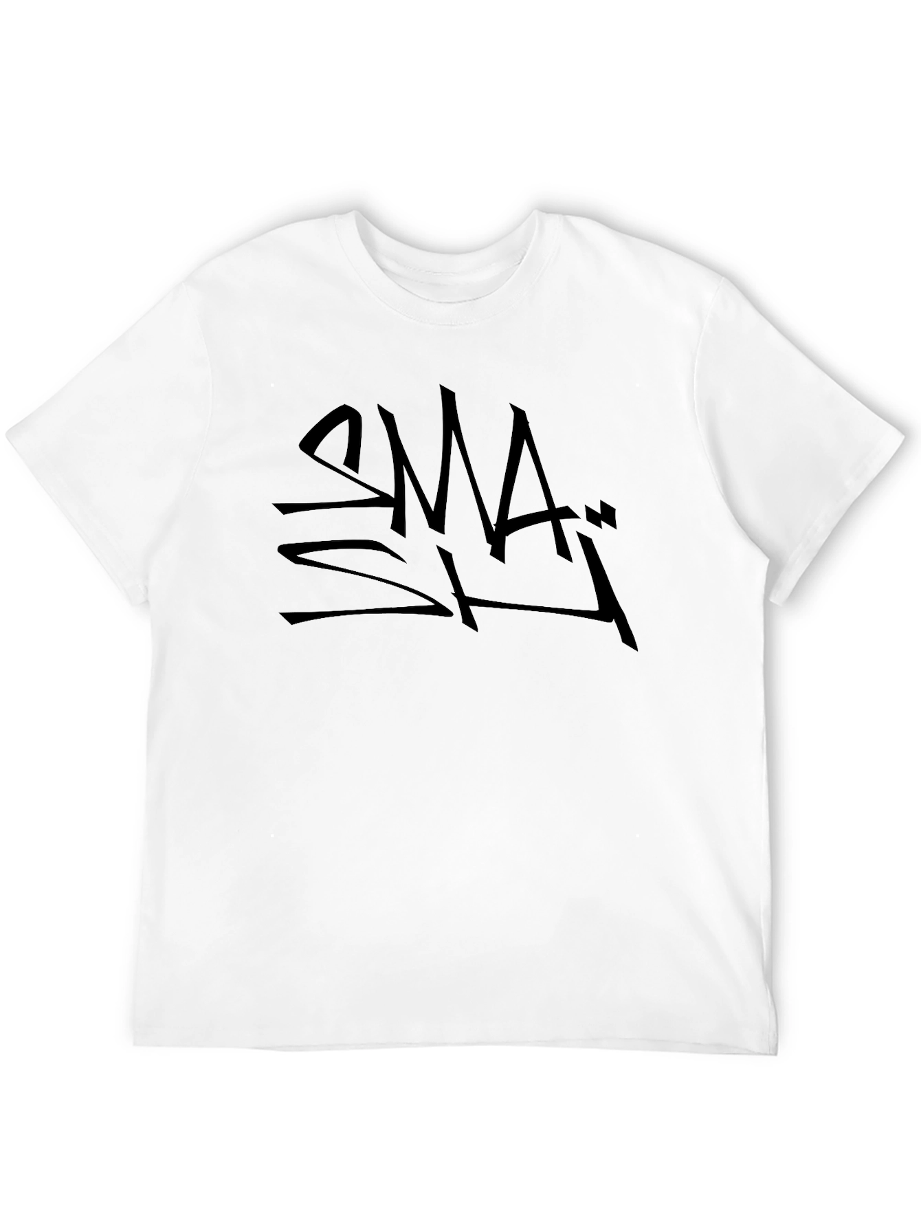 SMASH Black Graphic Tee - Street Style