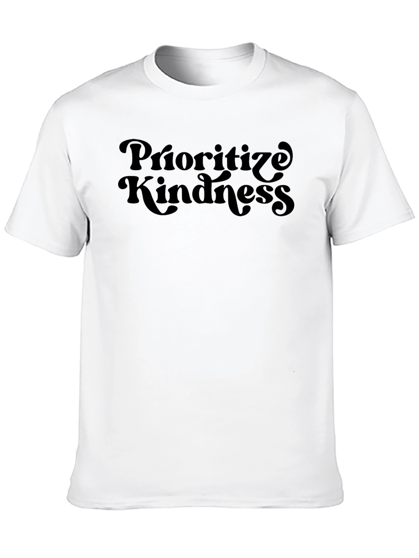 Prioritize Kindness Black Graphic Tee