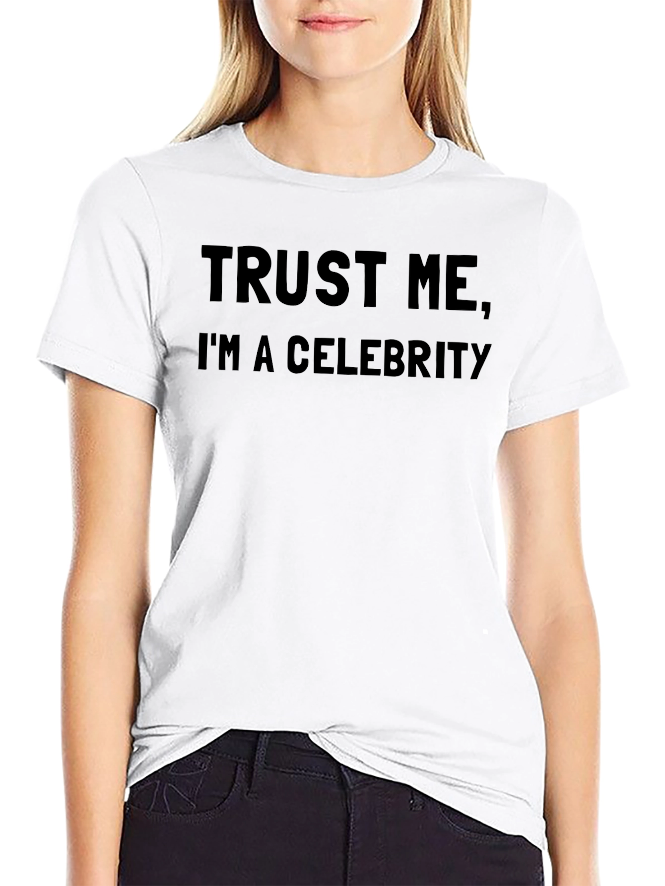 Trust Me Im A Celebrity Black T-Shirt