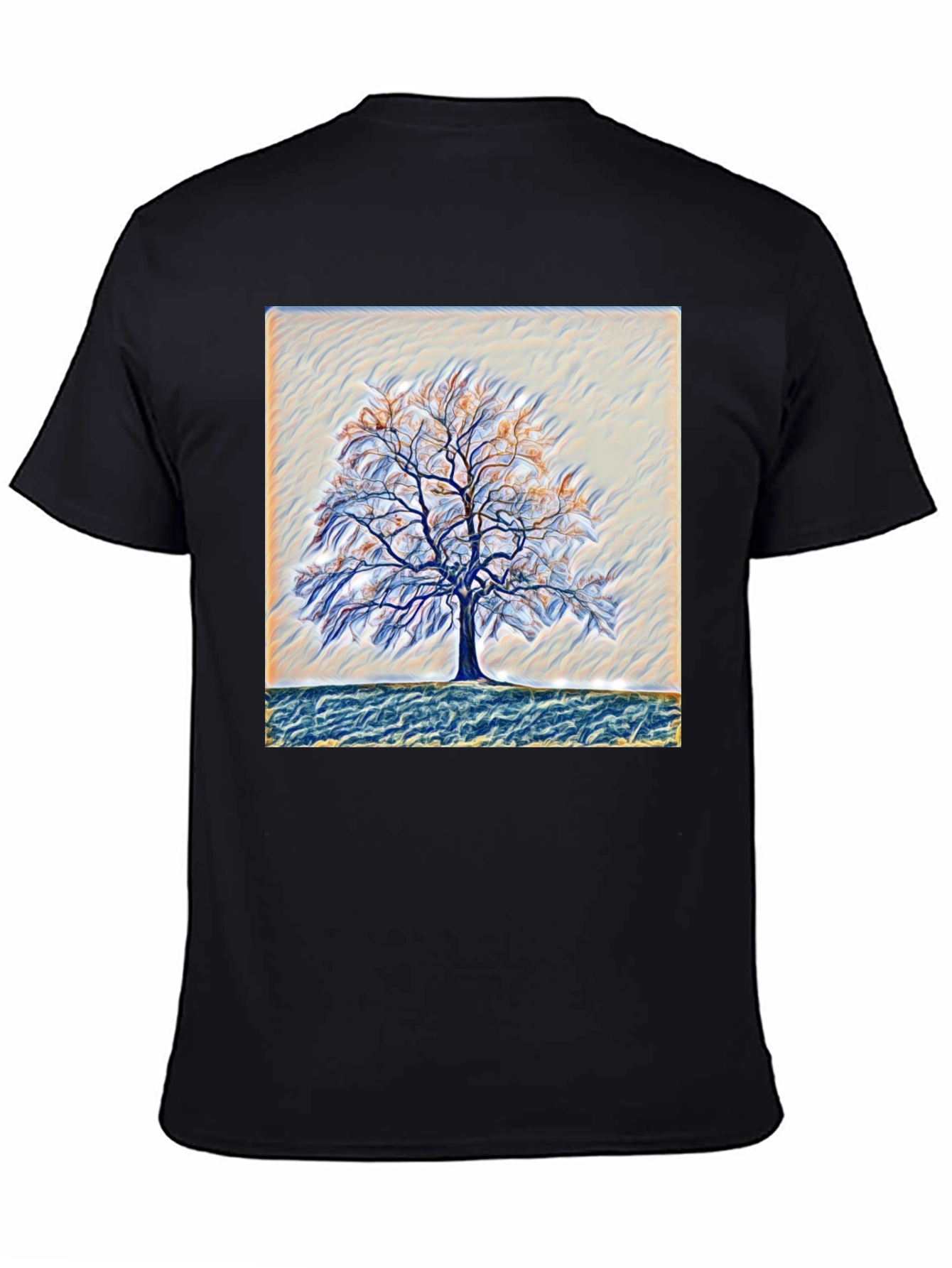 Abstract Tree Graphic Tee - Nature Art T-Shirt