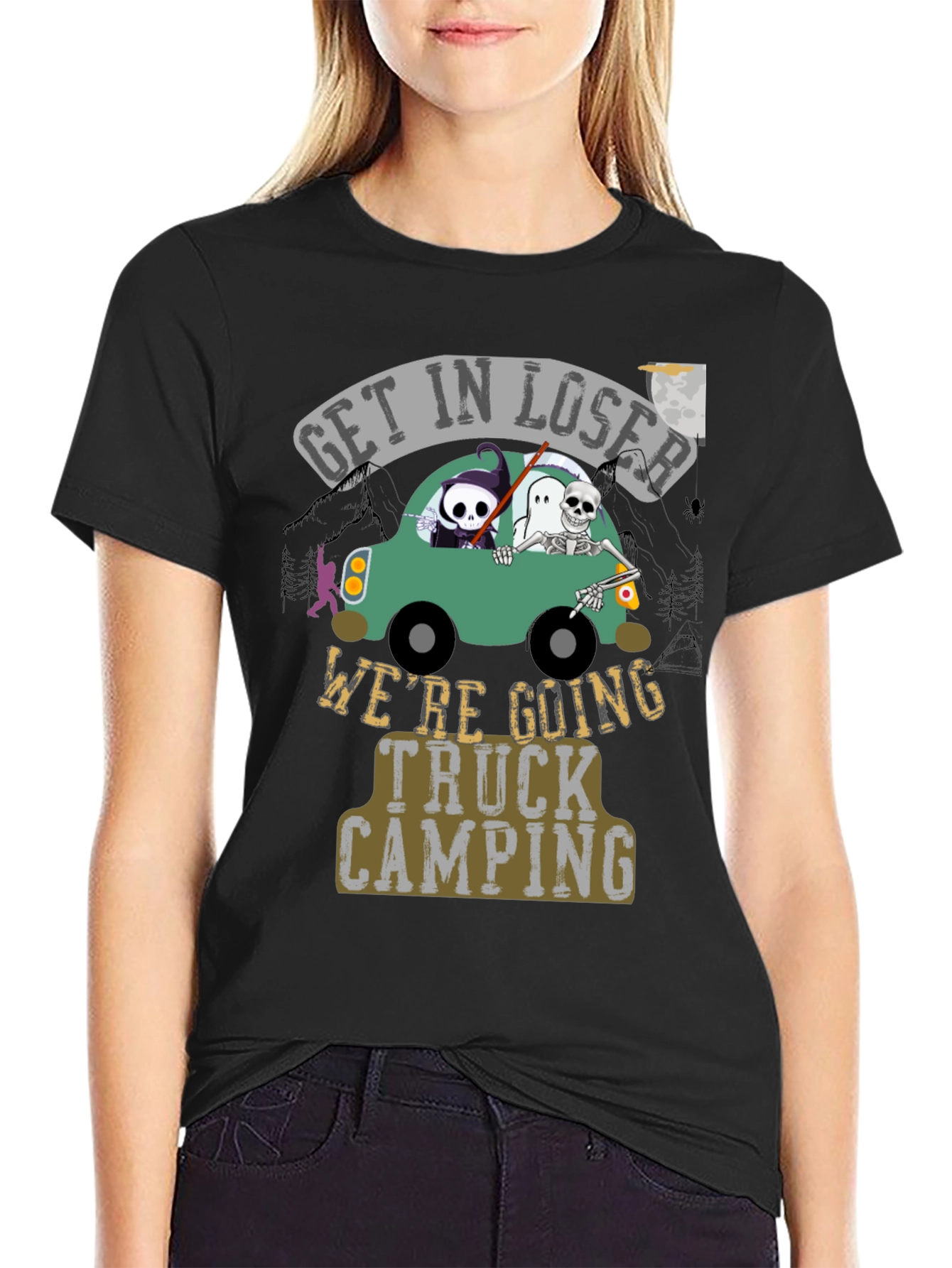 Get In Loser Truck Camping T-Shirt