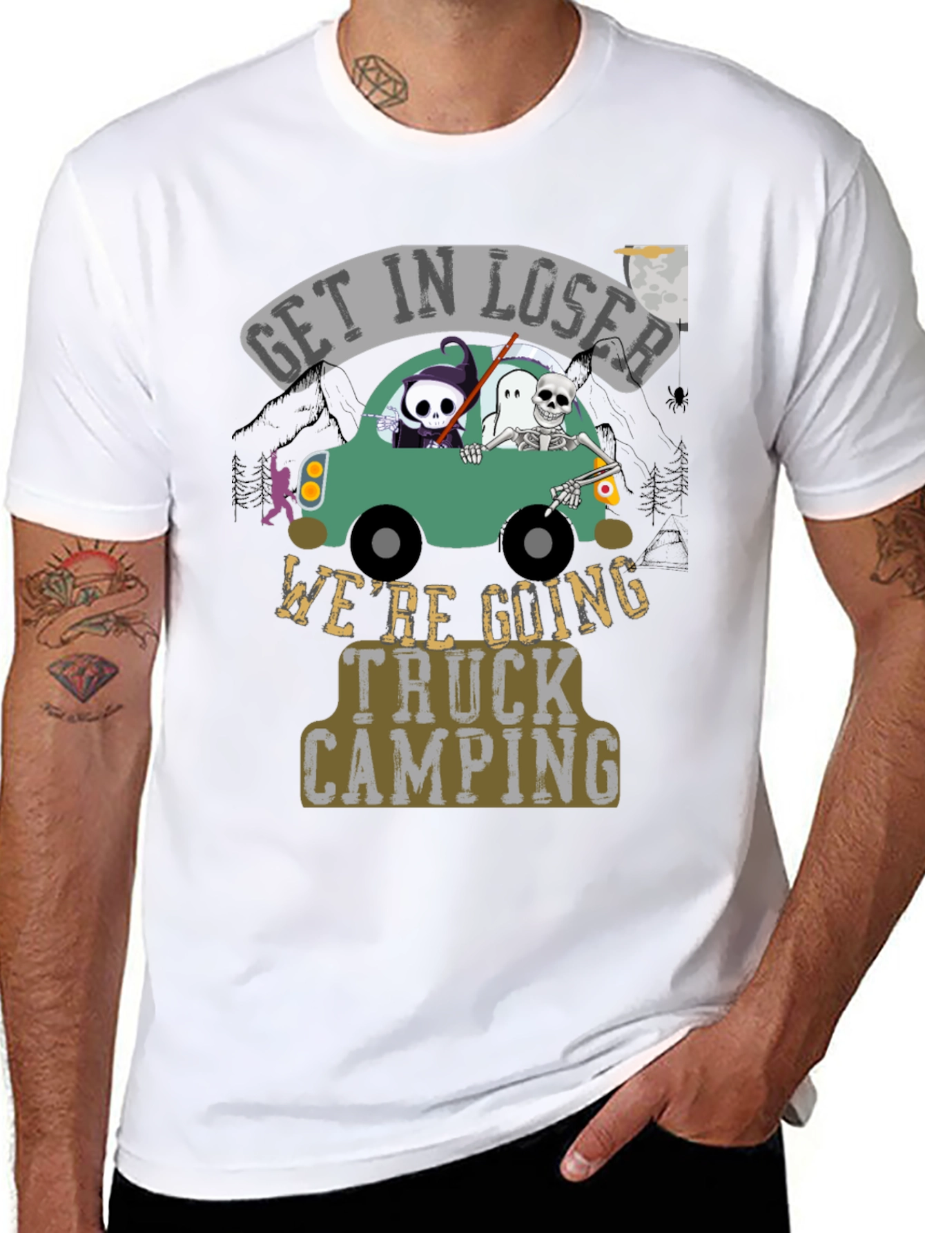 Get In Loser Truck Camping T-Shirt