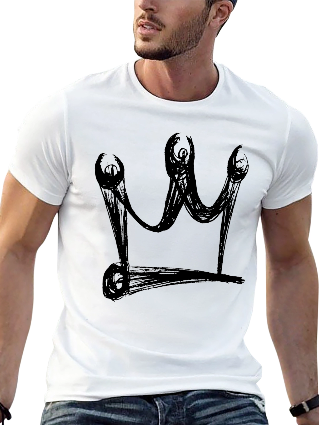 King Crown Graphic Tee - Black