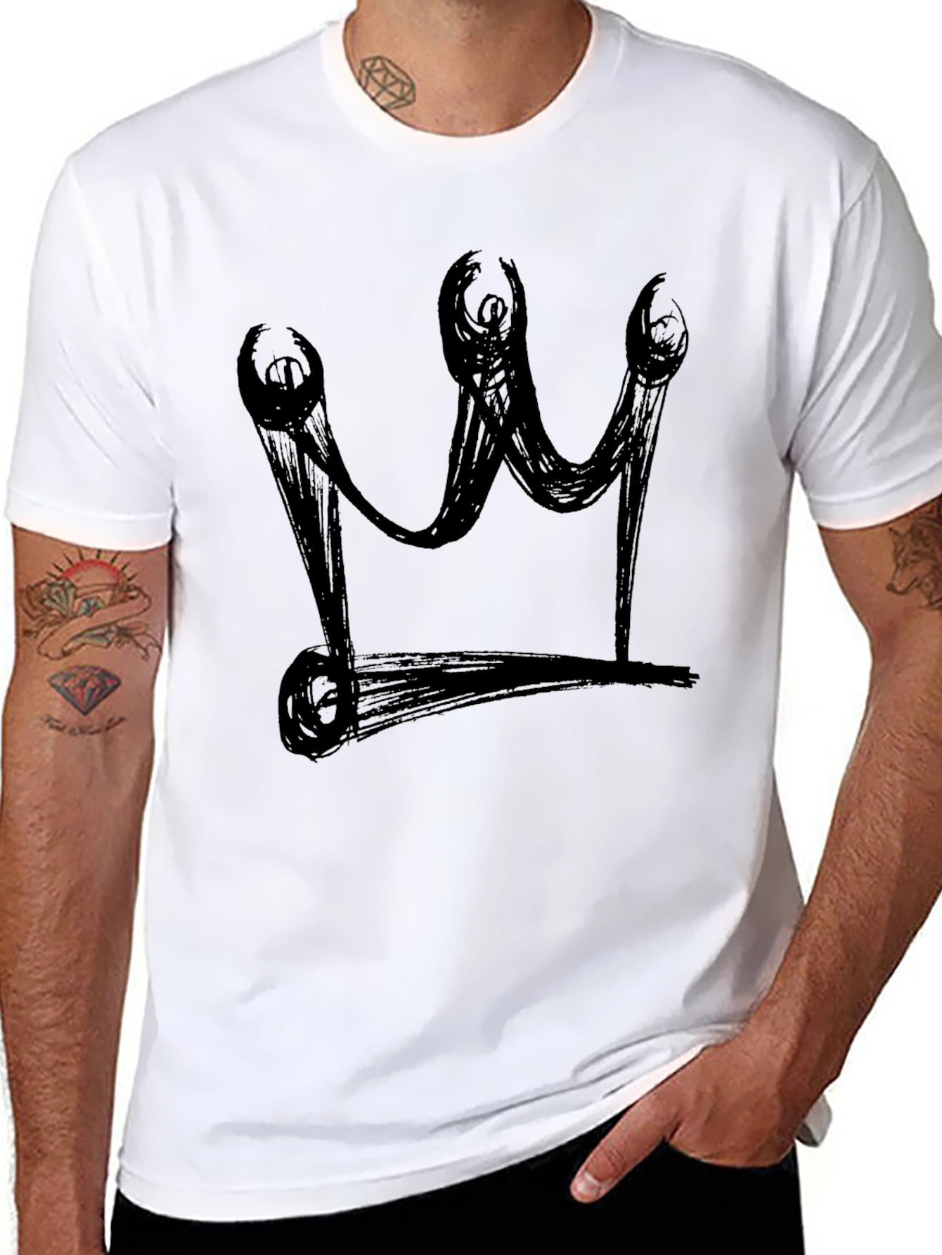 King Crown Graphic Tee - Black