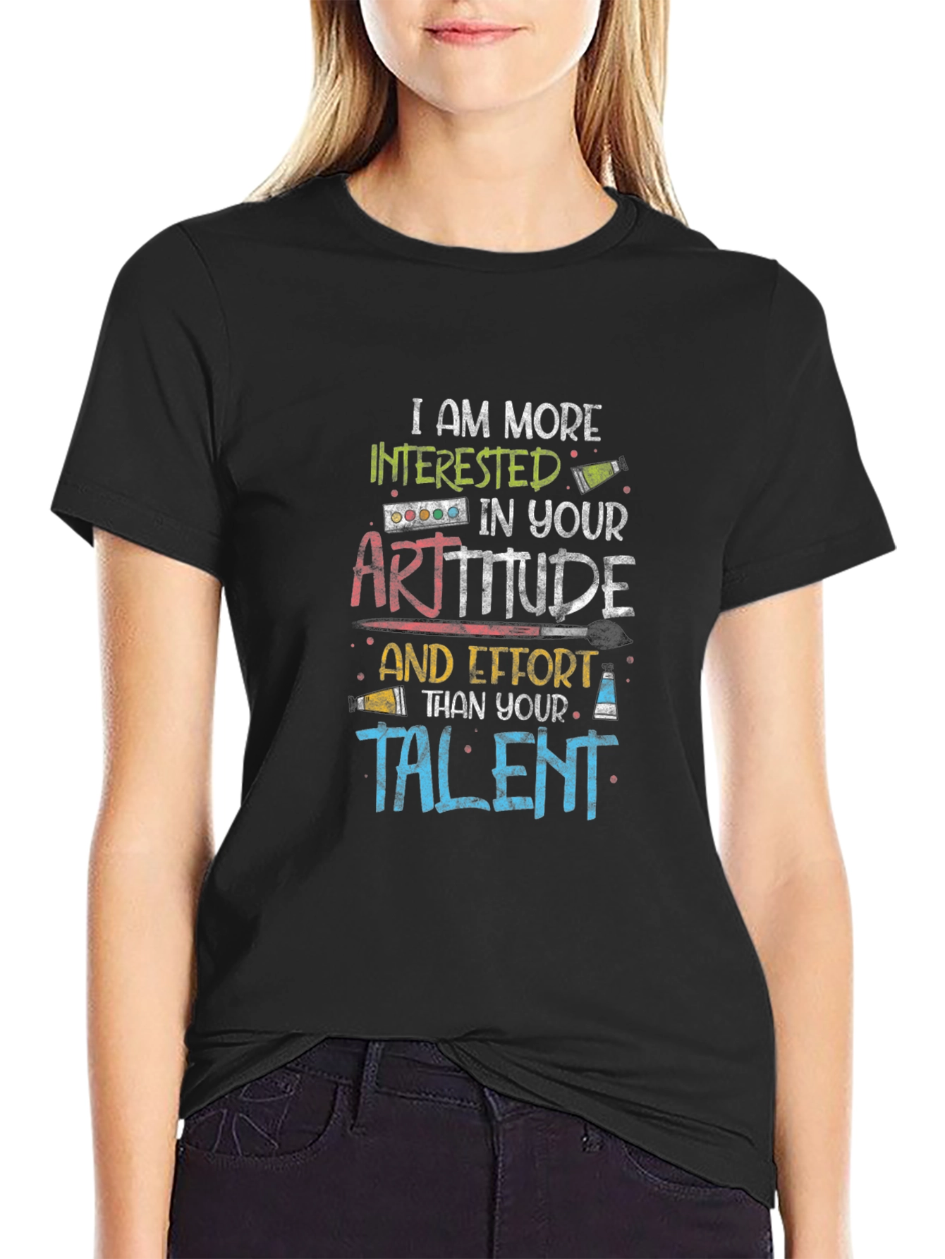 Artist Attitude Graphic Tee - Creative Gift