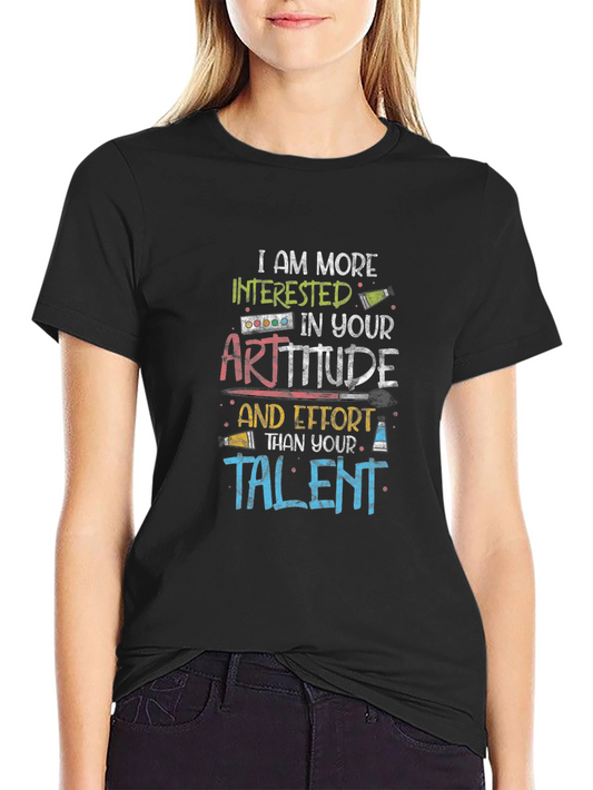 Artist Attitude Graphic Tee - Creative Gift