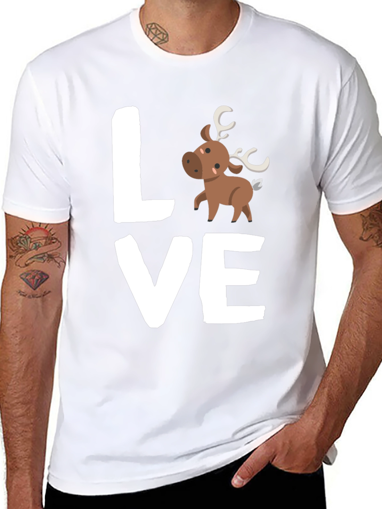 Love Moose Graphic T-Shirt