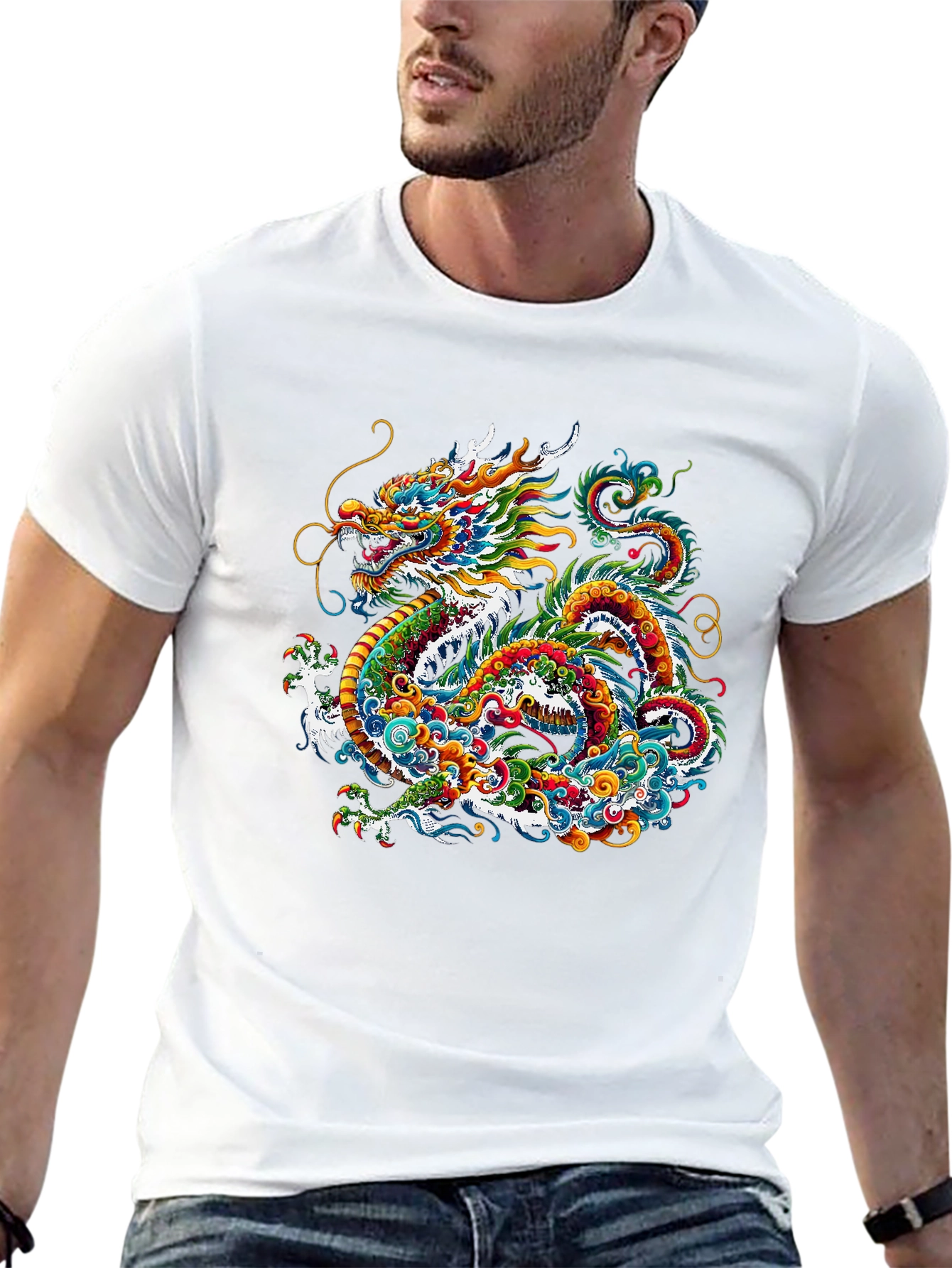 Dragon T-Shirt - Vivid Graphic Tee