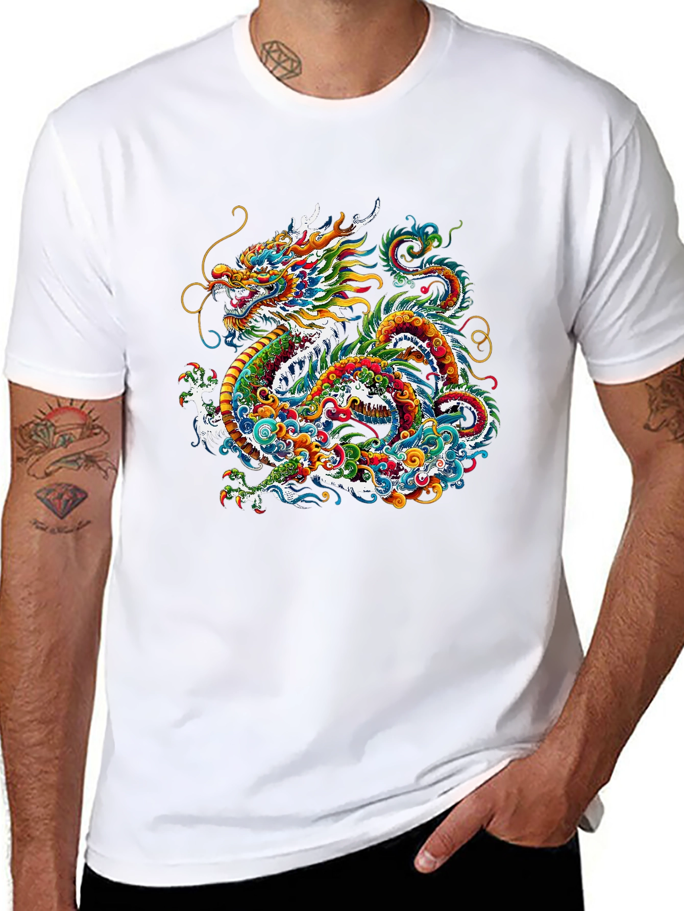 Dragon T-Shirt - Vivid Graphic Tee