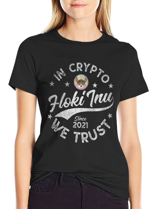 Hoki Inu Crypto Tee - In Crypto We Trust T-Shirt