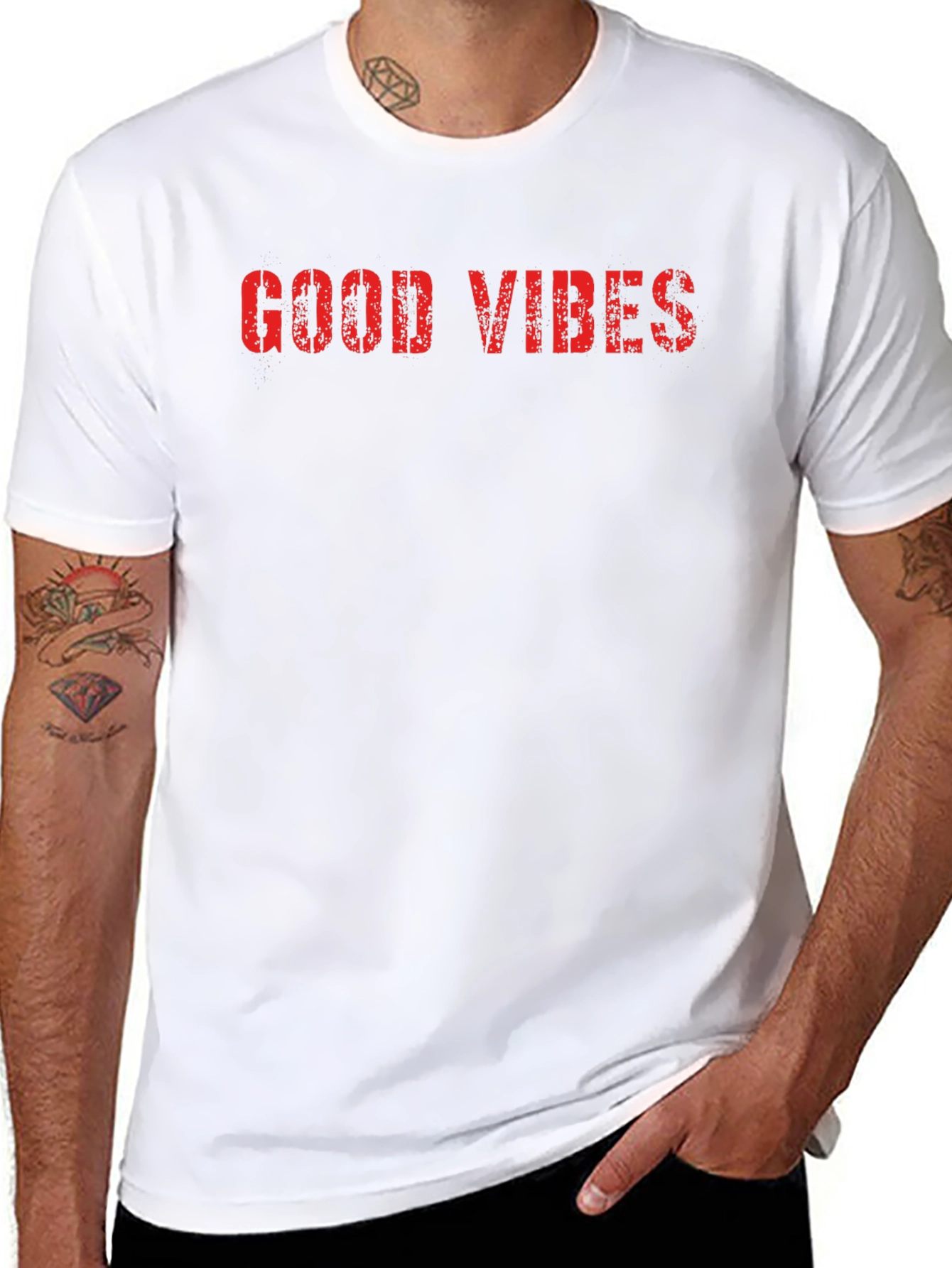 Good Vibes Graphic Tee - Black
