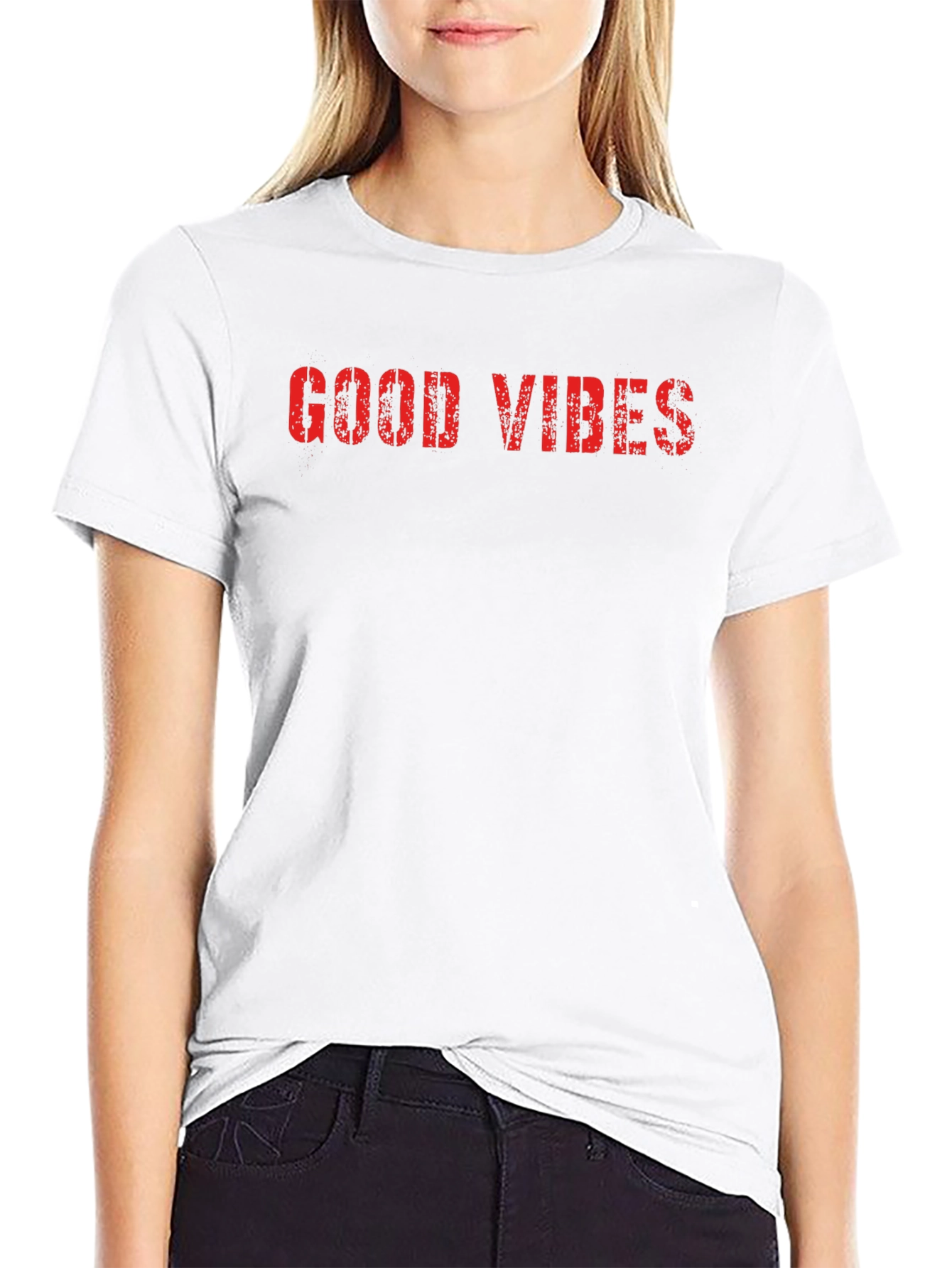 Good Vibes Graphic Tee - Black