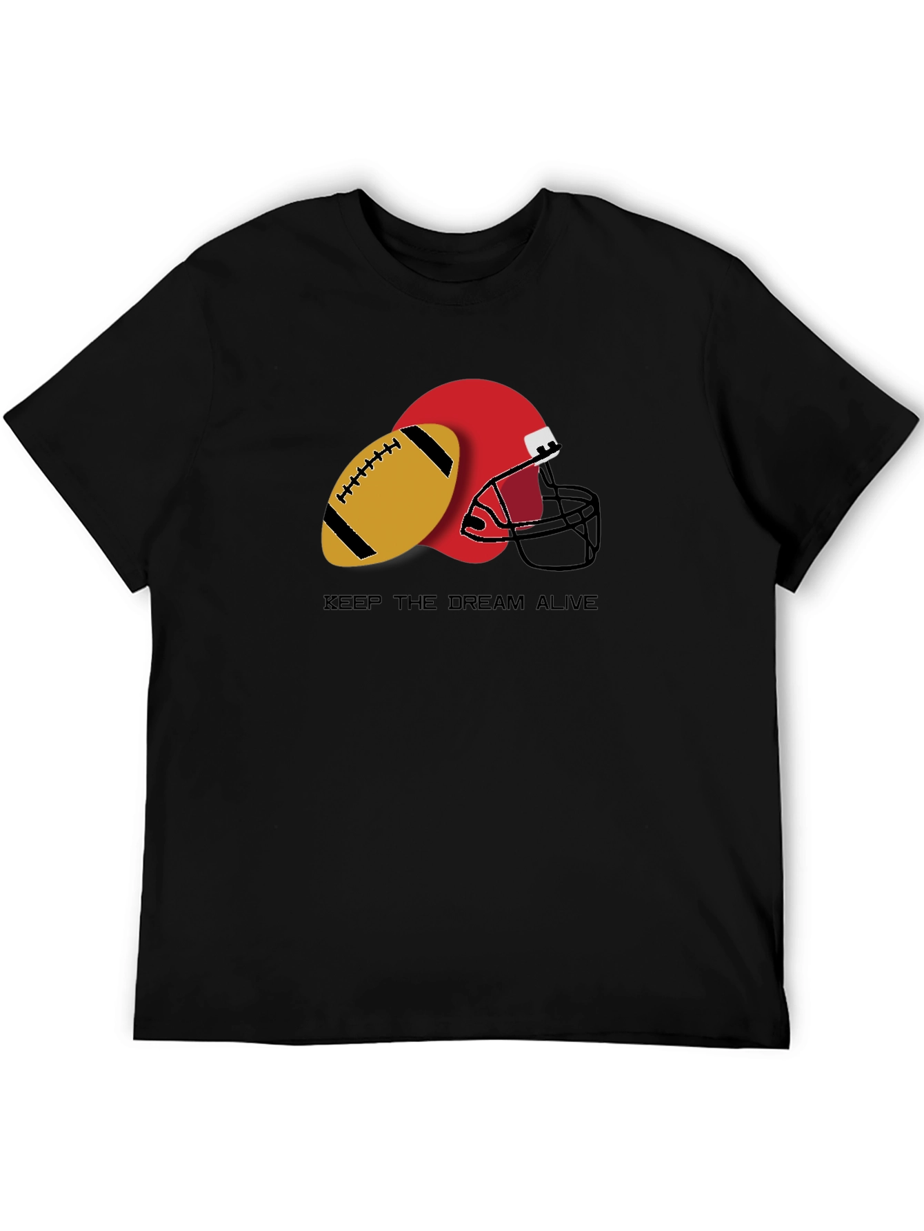Keep the Dream Alive Football Graphic T-Shirt
