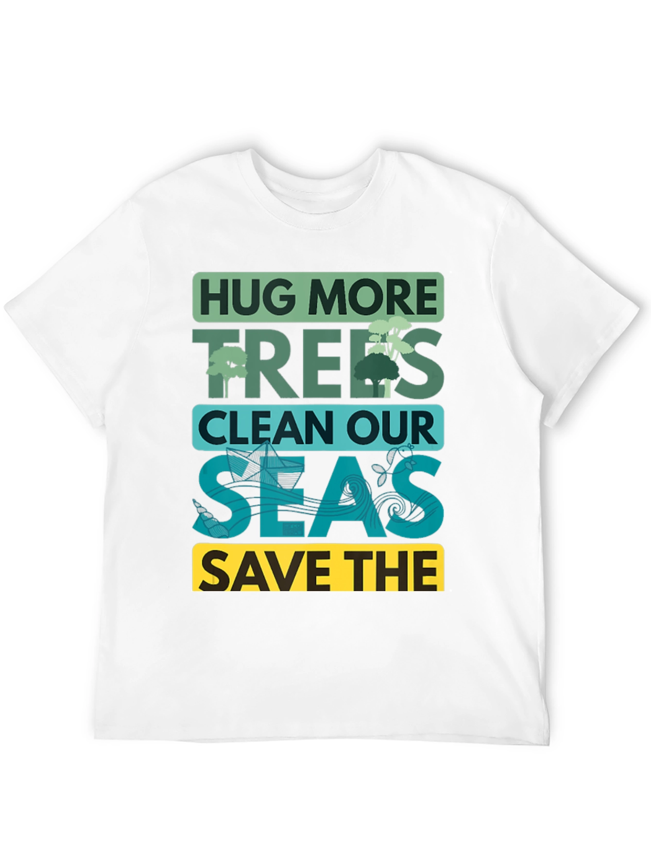 Eco-Friendly Graphic T-Shirt: Hug More Trees