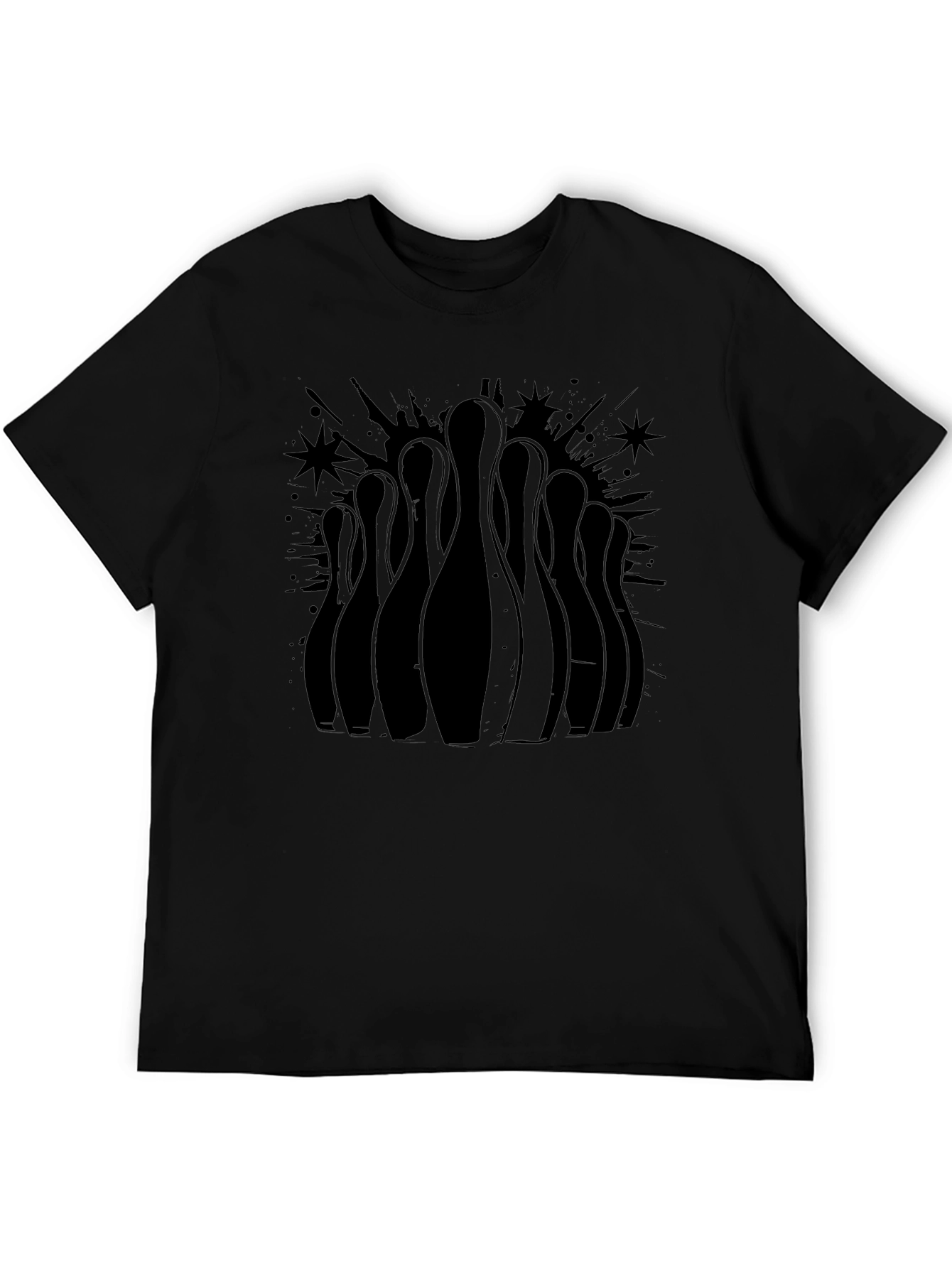 Bowling Pins Graphic Tee - Strike Style!