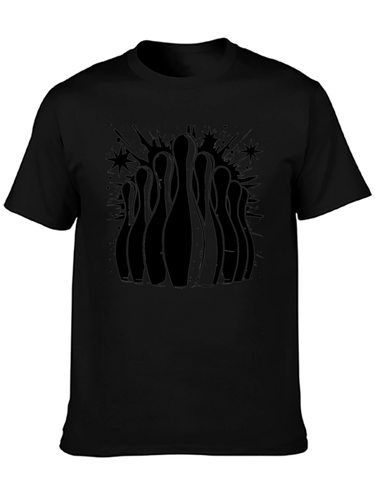 Bowling Pins Graphic Tee - Strike Style!