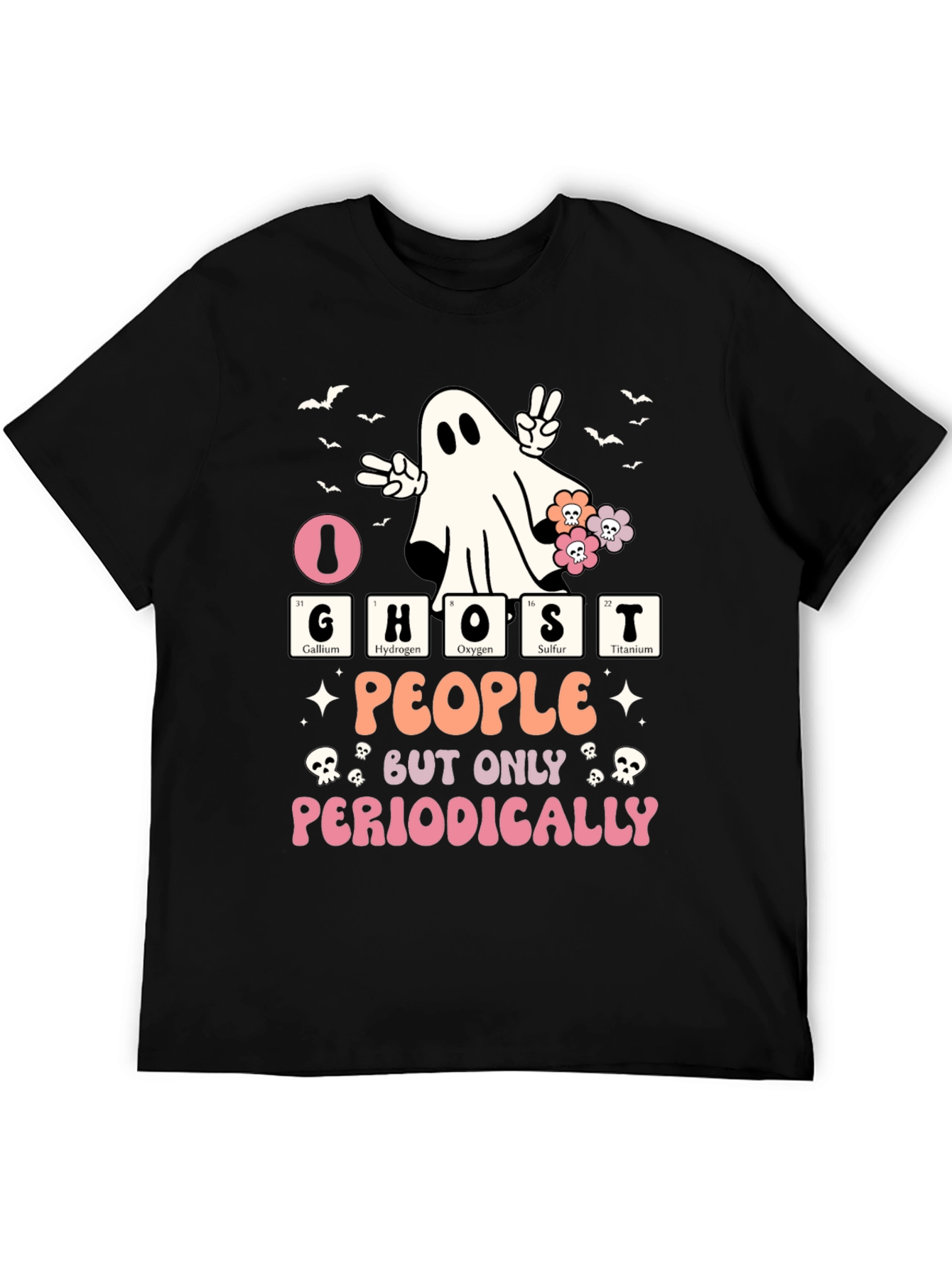 Ghost People Periodically Graphic T-Shirt
