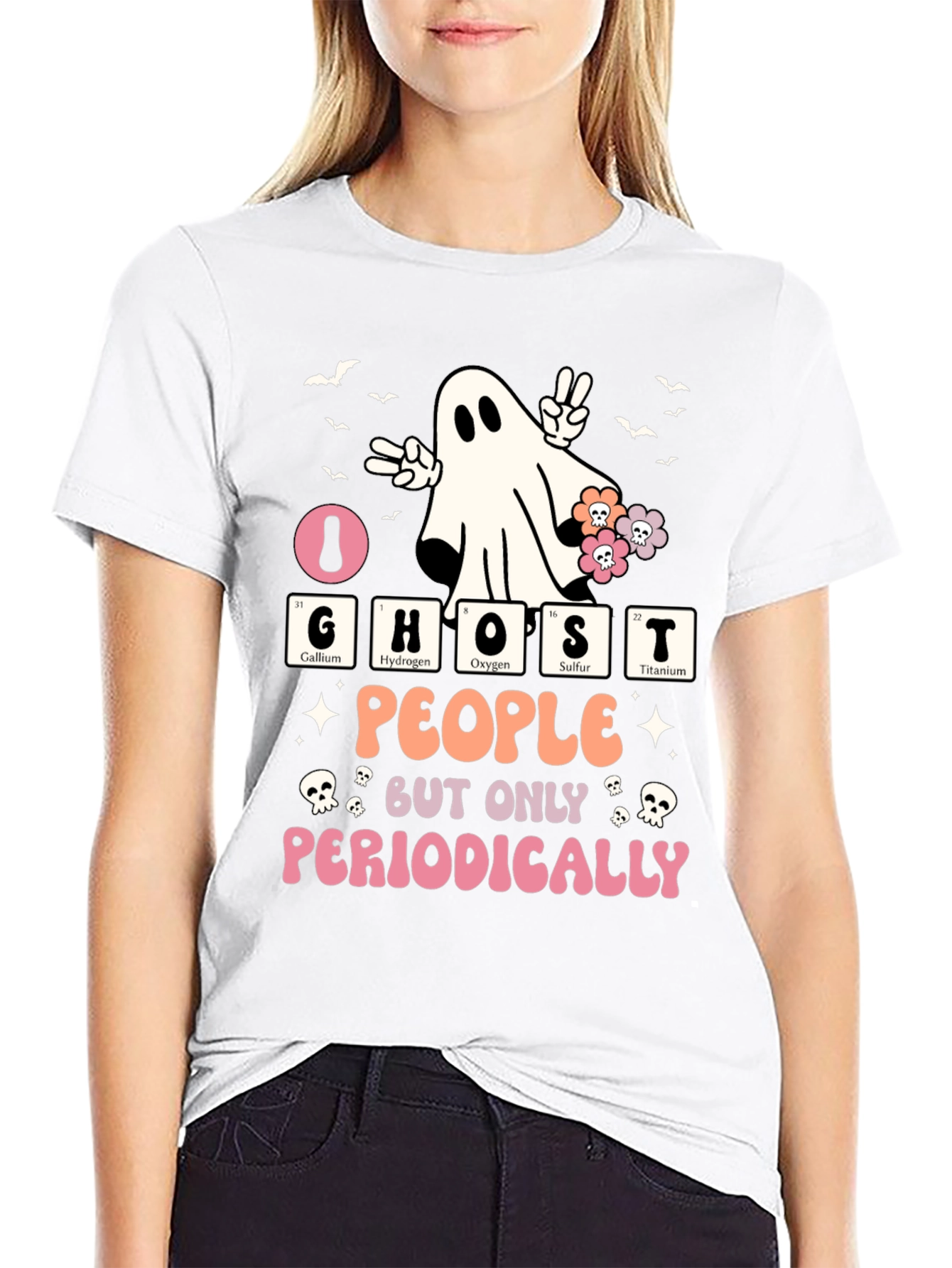 Ghost People Periodically Graphic T-Shirt