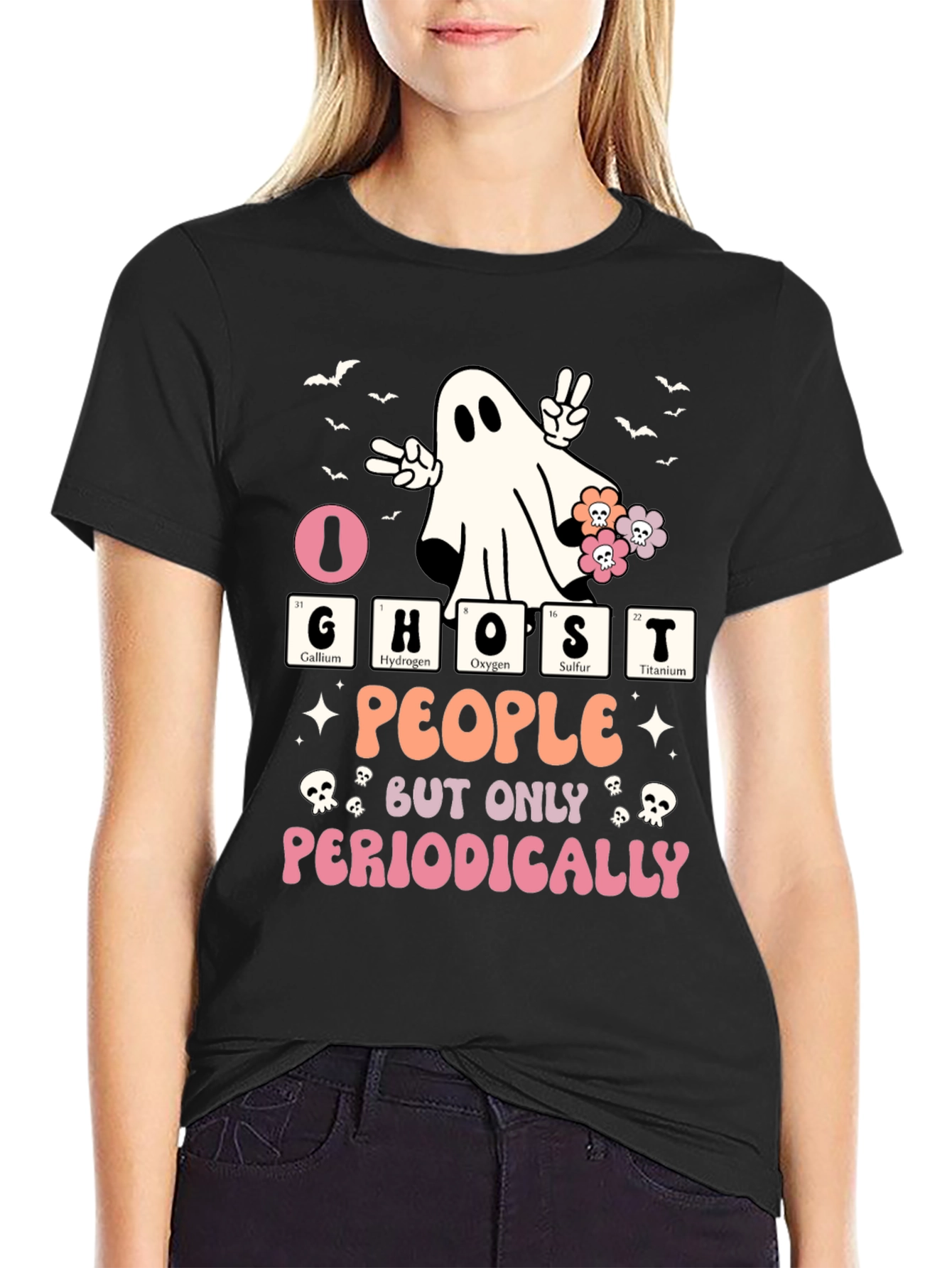 Ghost People Periodically Graphic T-Shirt