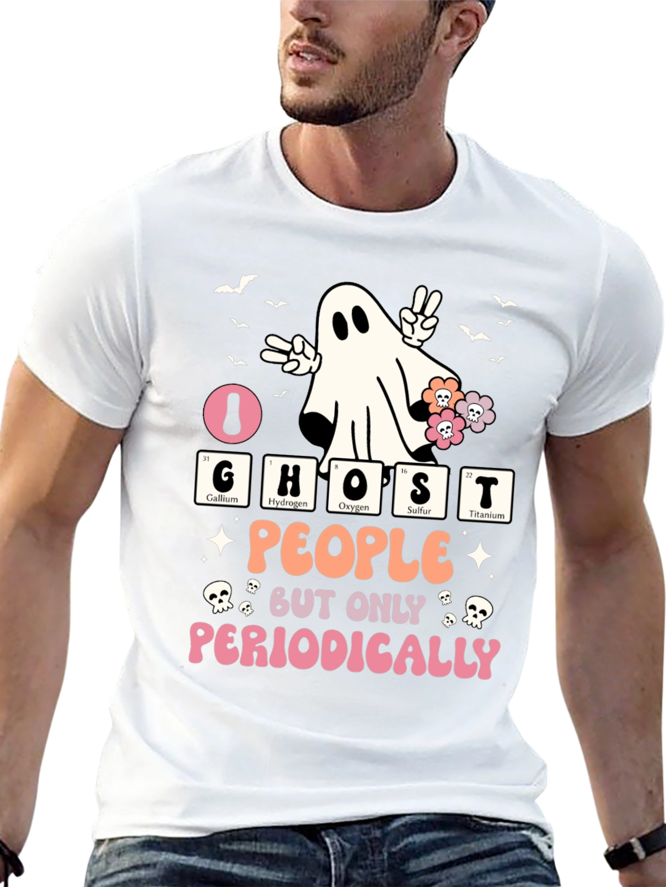 Ghost People Periodically Graphic T-Shirt