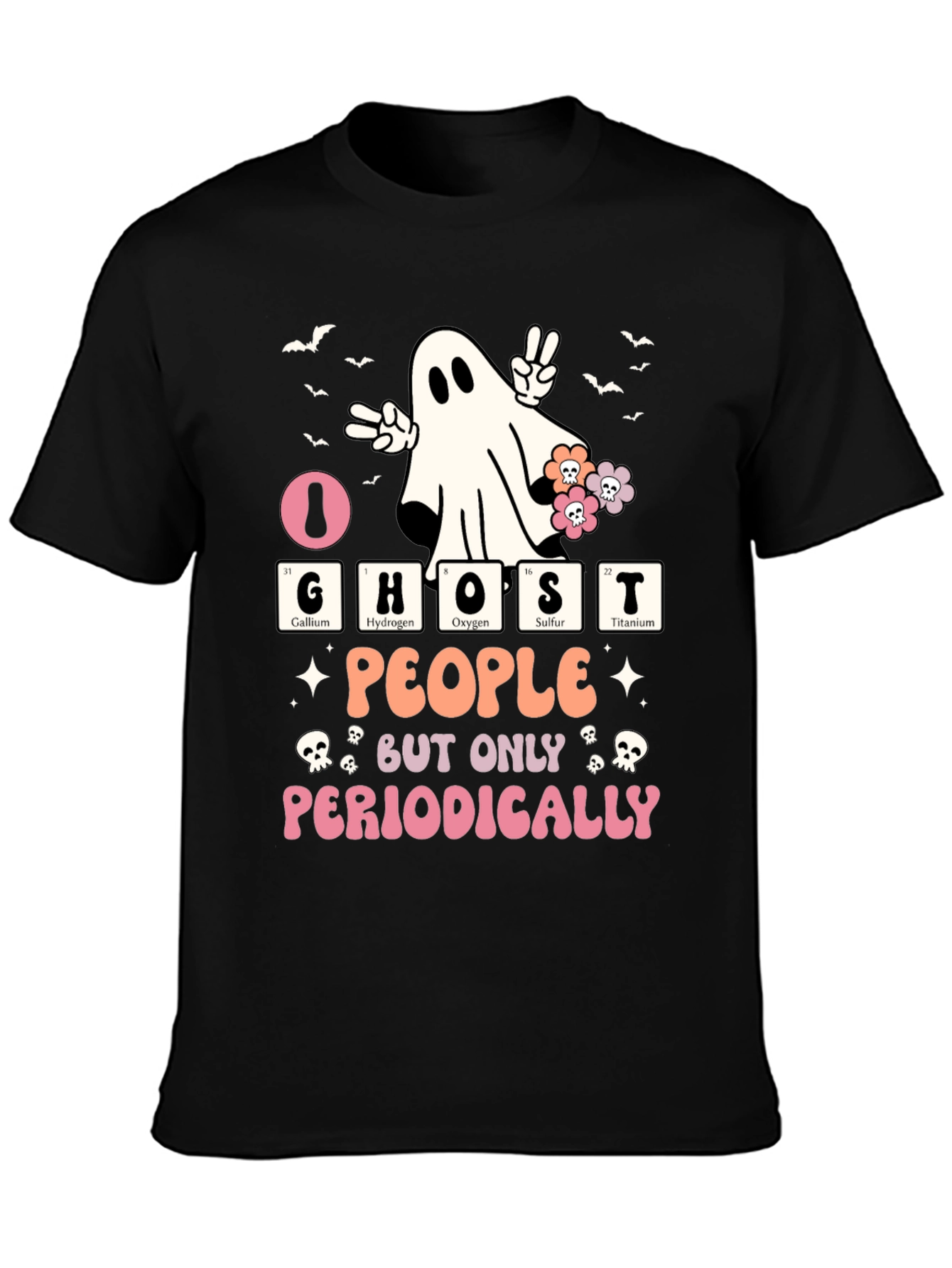 Ghost People Periodically Graphic T-Shirt