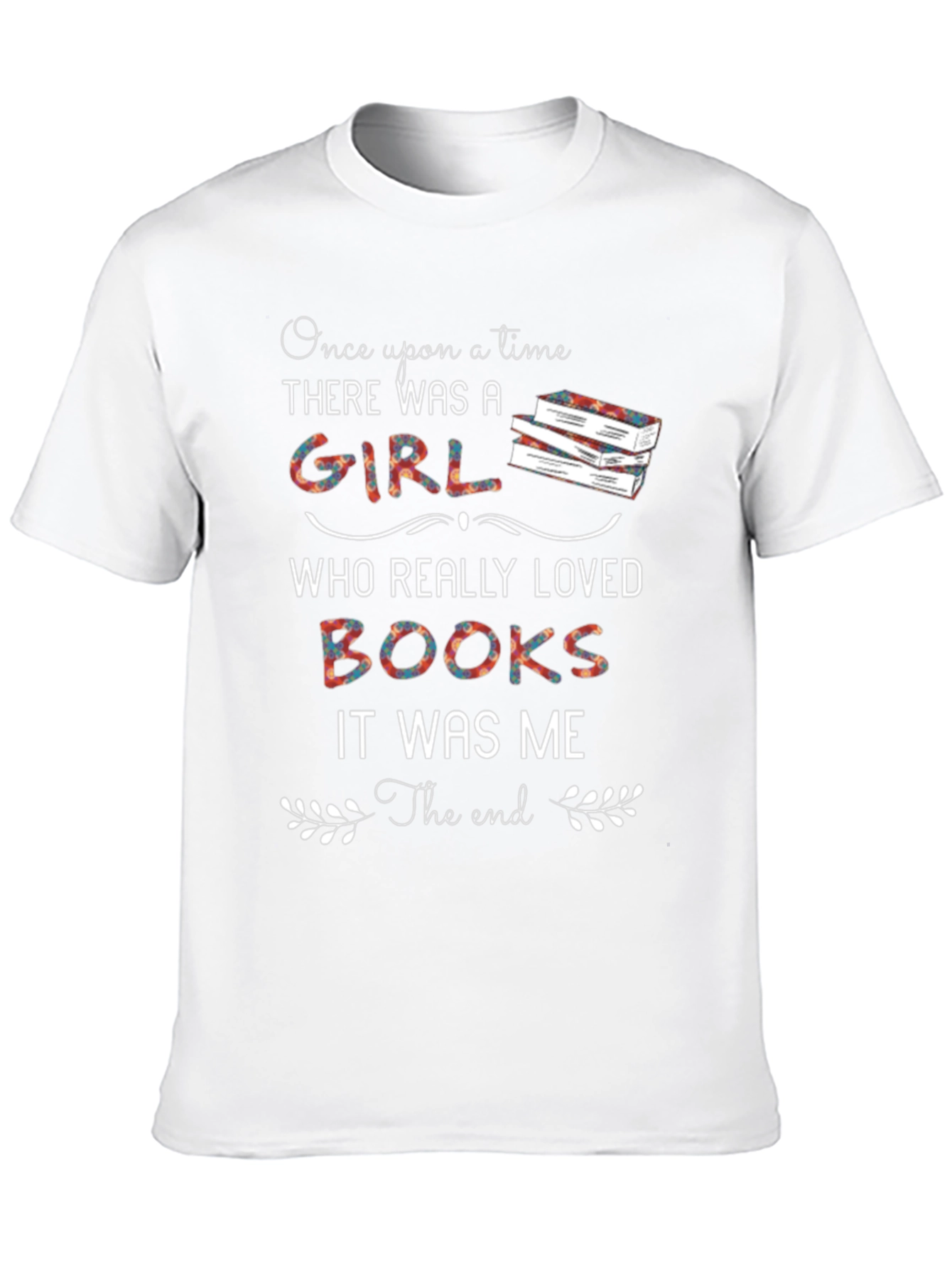 Once Upon a Time Girl Who Loved Books T-Shirt