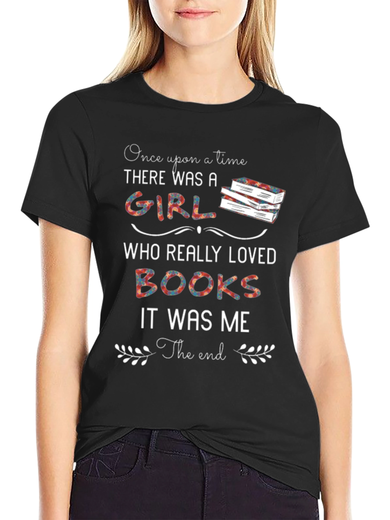 Once Upon a Time Girl Who Loved Books T-Shirt