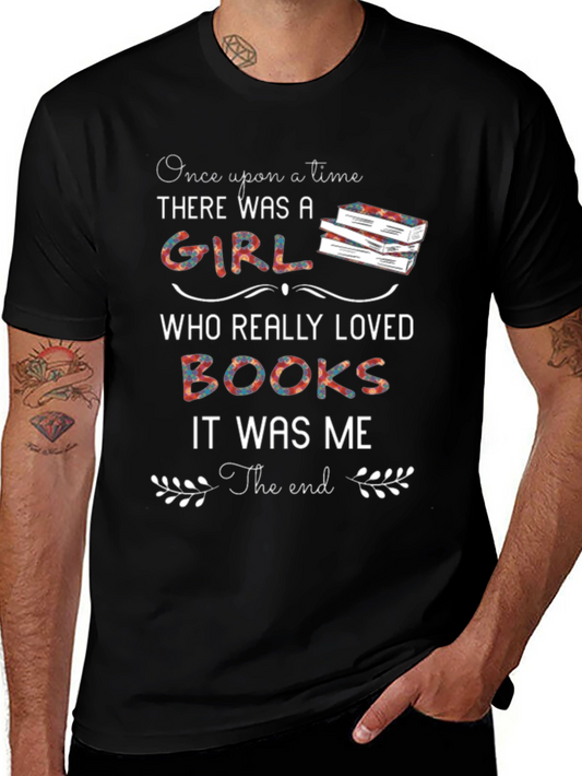 Once Upon a Time Girl Who Loved Books T-Shirt