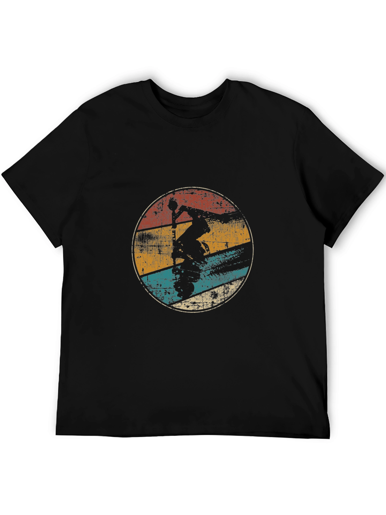 Retro Skateboarder Graphic T-Shirt