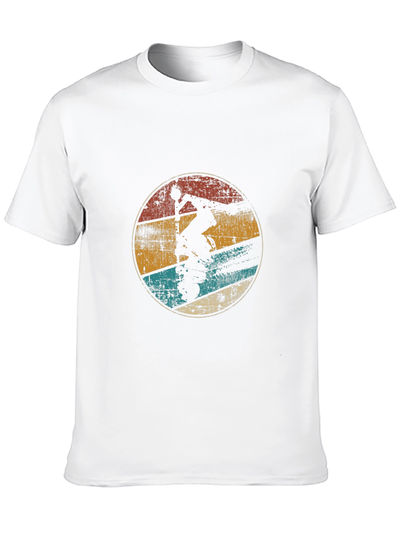 Retro Skateboarder Graphic T-Shirt