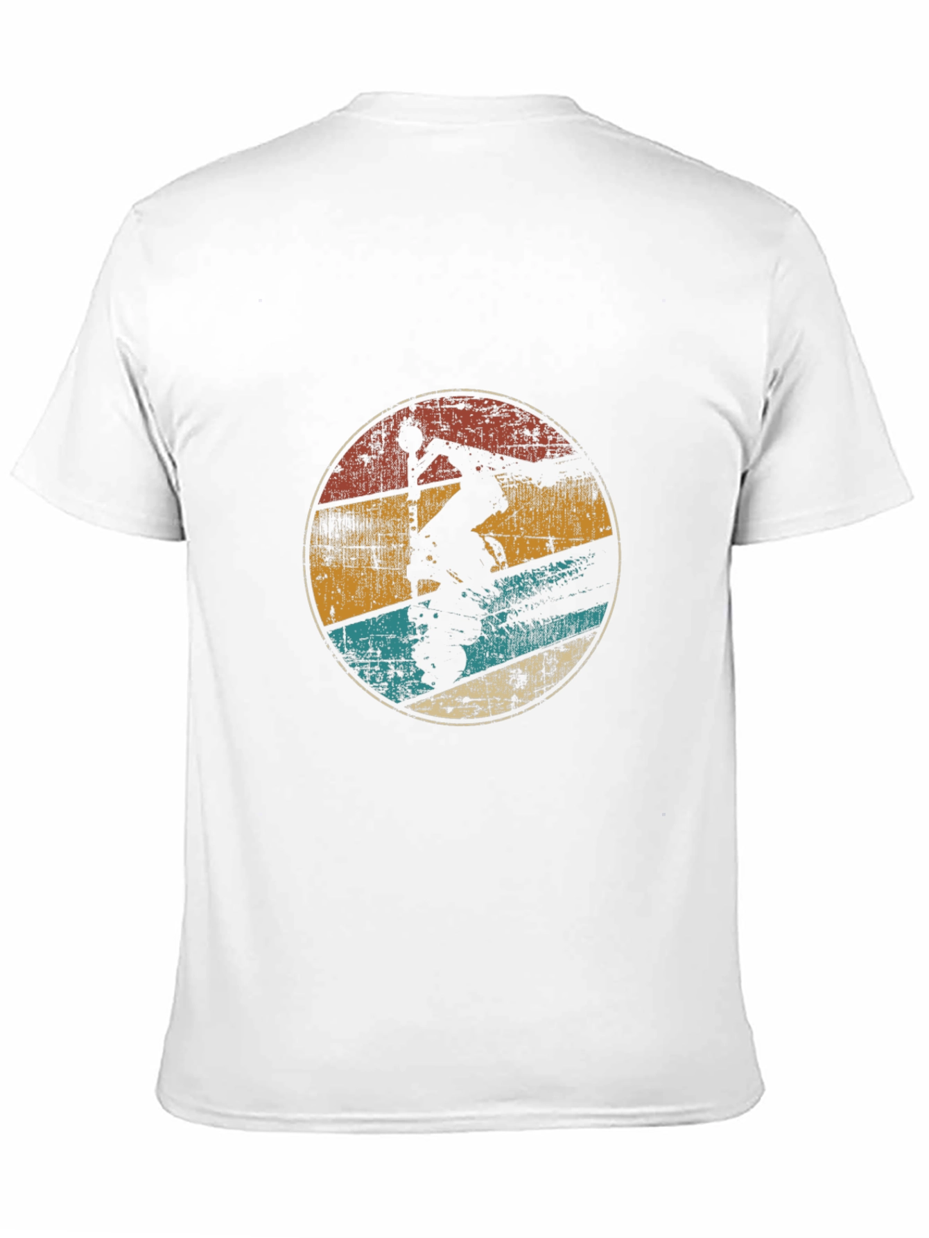 Retro Skateboarder Graphic T-Shirt