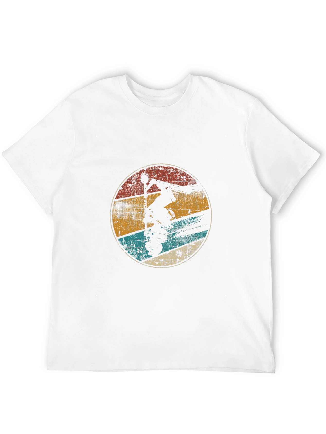 Retro Skateboarder Graphic T-Shirt